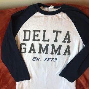 Delta Gamma Baseball Tee